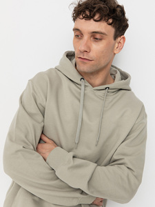 เสื้อฮู้ดขนแกะแบบสวมหัวโอเวอร์ไซส์สำหรับผู้ชายเสื้อมีฮู้ดลายบล็อกสีกราฟิกแบบกำหนดเอง - Product Image 2