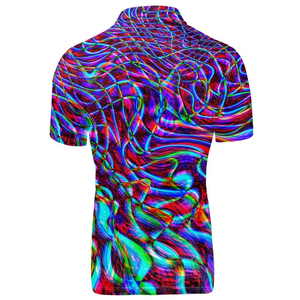 เสื้อโปโลแขนสั้นผู้ชายผ้าฝ้ายลำลองสำหรับฤดูร้อน สีพื้น เนื้อผ้าเจอร์ซีย์น้ำหนักเบา สไตล์สตรีทแวร์ ไซส์ใหญ่ ลายพิมพ์ รับผลิตแบบ OEM - Product Image 4