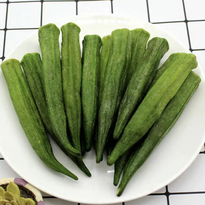 Okra raffinée, matière croustillante fabriquée au Vietnam, permettant des fonctions de collation savoureuses avec une croquant stable pour l'approvisionnement international - Product Image 1