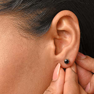 NOVAMART Fine Fine <b>Sterling</b> <b>Silver</b> <b>Stud</b> Earrings for Women & Girls Wholesale Export - Product Image 5