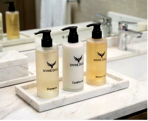 Ensemble de produits d'accueil haut de gamme pour hôtels, shampooing, revitalisant, gel douche, savon, pour l'hôtellerie, les centres de bien-être, les spas, les salons, avec étiquette privée personnalisée - Product Image 6