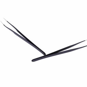 Pinzas Profesionales de Alta Calidad para Extensión de Pestañas de Volumen, de Acero Inoxidable, con Logotipo Personalizado - Product Image 3