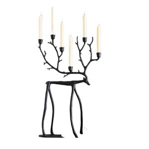 Tendance de l'industrie faite à la main Unique conçu fer acier métal bougeoir support haute qualité maison pièce maîtresse - Product Image 2