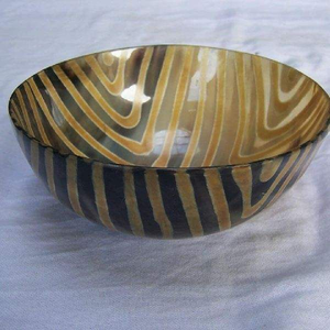 Bol en corne de qualité supérieure, 100% naturel, beau design rond, nouveau modèle, bol en corne gratuit, pour le riz, la soupe, utilisation comme assiette - Product Image 2