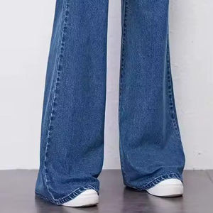 Jeans de Invierno para Mujer Curvy, Talla Grande, Pantalones Vaqueros Elásticos, Corte Regular Informal, Estilo Urbano, 100% Algodón - Product Image 3