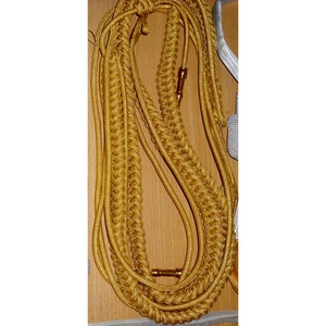 Aiguillettes d'épaule en fil d'argent écologique OEM Pakistan, embouts de gros pour uniformes de Zambie, épaulettes d'uniforme - Product Image 5