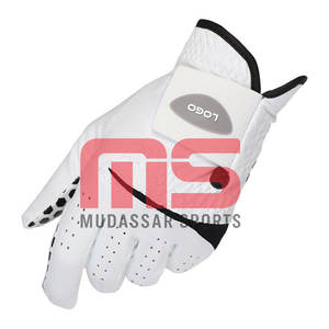 Gants de golf en cuir véritable Cabretta durables, imperméables, doublure absorbant la transpiration, ajustement flexible, design personnalisable pour les professionnels - Product Image 3