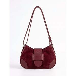 Borsa a Tracolla Morbida in Vera Pelle Scamosciata e Pelle Dollaro, Made in Italy, Art. 26119 - Product Image 5