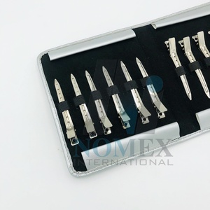 Pinzas metálicas para seccionar el cabello Pinzas metálicas largas de acero inoxidable de grado quirúrgico para pelos de mujer a precio mayorista - Product Image 2