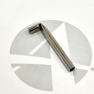 Tubo Receptáculo para Piercing Corporal de Acero Inoxidable Precurvado al por Mayor, 77mm de Longitud, Disponible en Tamaños de 3mm a 10mm - Product Image 1