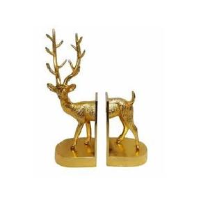 Ensemble serre-livres dessus et queue de lion finition pierre antique Serre Livres de Mode Support de Livre décoration modèle - Product Image 2