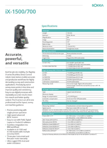 คำสำคัญสำหรับความแม่นยำสูงสุดสำหรับ iX-1500/700 Total-Station - จัดส่งทั่วโลก - Product Image 5