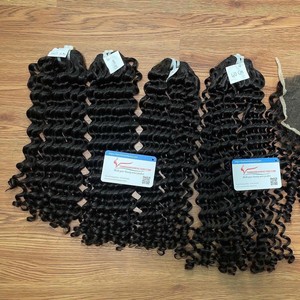 Vente en Gros Extensions de Cheveux Humains Vietnamiens Bouclés à la Vapeur Profonde, Cheveux Vierges Remy avec Cuticule Alignée, Paquets de Cheveux Humains - Product Image 5