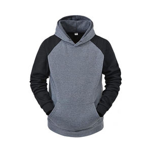 Survêtement de sport deux pièces personnalisé de haute qualité pour homme, coupe ajustée, pull-over, hiver, coton, grande taille, écologique - Product Image 5