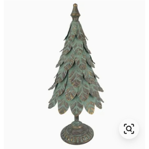 Fantaisie décoration de la maison dessus de Table Sculpture grande qualité argent métal arbre de noël Sculpture pour accessoire de décoration de fête - Product Image 2