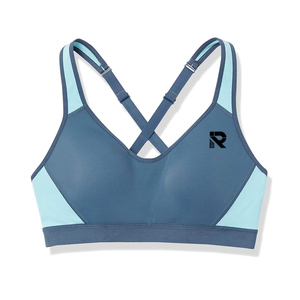 2025 Premium haute qualité personnalisé Logo impression sport soutien-gorge haut de gamme couleur unie entraînement Gym soutien-gorge pour les femmes de grande taille - Product Image 3