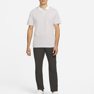 Golf de manga corta 100% algodón personalizado para Polo transpirable de secado rápido con tela de punto de ajuste regular su propio logotipo - Product Image 3