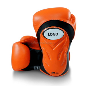 Guantes de Boxeo de Cuero PU Impermeables para Adultos, Más Vendidos, para Entrenamiento de Muay Thai y Sparring, con Acolchado Grueso y Protección para las Manos - Product Image 2