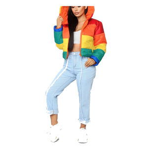 Unisex Custom Puffer <b>Jacket</b> for Plus Size <b>Men</b> and Women Breathable Face-Down Style with Windproof Feature for Winter Season - Product Image 2