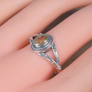 <b>Citrine</b> Gemstone 925 Sterling Silver Stamped <b>Jewelry</b> Handmade Best Design Natural Cabochon Ring 925 Solid Sterling Silver Ring - Product Image 2