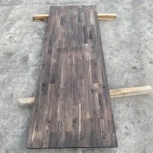 Ash Butcher Block Countertops-Panneau de bord collé articulé au doigt de frêne pour comptoir en bois de bloc de boucher