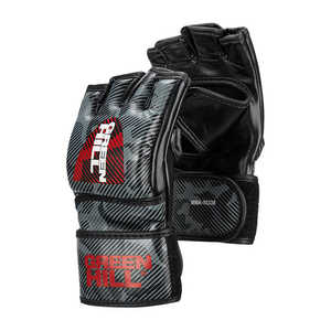 Gants de boxe demi-doigts MMA Warriors 12 oz en cuir synthétique avec sangle de poignet personnalisable et logo sur mesure - Product Image 3