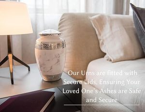 Handmade <b>Large</b> Adult Size Mosaic Aluminium Glass Cremation <b>Urn</b> Individual Tiles Hand Applied Unique Funerals Funeral Supplies - Product Image 2