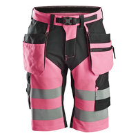 Ropa DE TRABAJO reflectante de seguridad para hombres, pantalones cortos de carga, pantalones cortos de construcción de alta seguridad, pantalones cortos de trabajo con cinta reflectante, ropa de trabajo