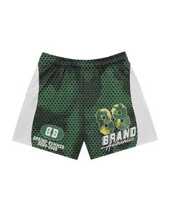 Ensemble de shorts de football pour hommes avec un logo personnalisé imprimé en maille et un maillot de football en tissu respirant - Product Image 4