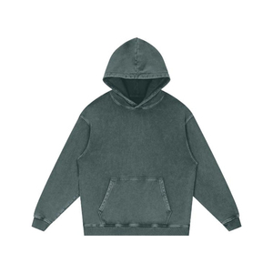 Sweat à capuche pour homme tendance et très vendu, lavage à l'acide, 100% coton, streetwear printemps, service OEM, faible MOQ 10 pièces, coupe ample - Product Image 1