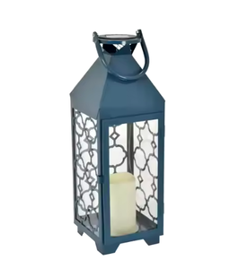Vintage Antique Style Metal <b>Lantern</b> Simple Glass <b>Indoor</b> Outdoor Candle Holder Handmade Beautiful Metal Item for Home Decoration - Product Image 5
