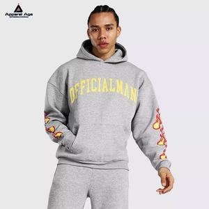 Ropa deportiva personalizada Unisex Sudadera con capucha y pantalones de chándal Conjunto de poliéster algodón Sudadera con capucha barata Hombres Jogging Conjunto de dos piezas Sudadera con capucha - Product Image 5