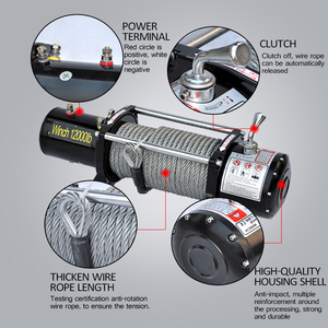 10000 Lb <strong>Electric</strong> <strong>Winch</strong> <strong>12V</strong> ATV Truck Trailer Boat Pound 2 Ton - Product Image 4