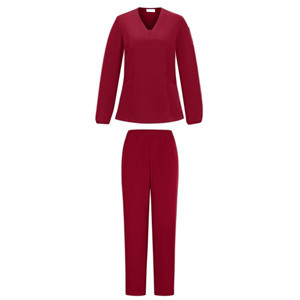 Wholesale Custom Medical <b>Doctor</b> Scrubs Cotton Polyester Canvas Stretchy Hospital Uniforms Unisex <b>Sets</b> Needle Detection - Product Image 5