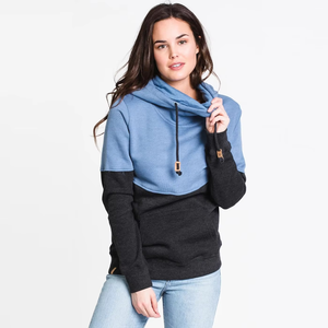 Sweats à capuche pour femmes, vêtements décontractés de toutes les couleurs, respirants, avec col à capuche et logo sur le devant 100% coton pour l'hiver - Product Image 1