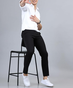 Luxury Quality Factory Price Cotton Spandex Men's Lightweight Breathable Trousers With Custom Logo Design for Summer Winter - Product Image 6