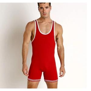 Custom Wholesale Plus Size Women <b>Slim</b> <b>Tights</b> Wrestling Singlets for Men - Product Image 2