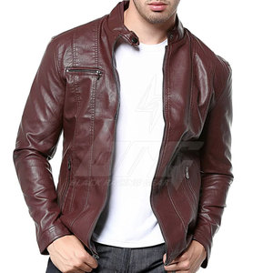 Chaqueta de invierno de cuero de moto de alta calidad diseño personalizado chaqueta de cuero de moto de último estilo - Product Image 3