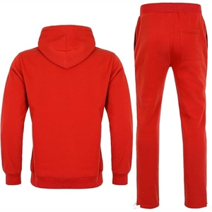 Fabricación de fábrica Ropa deportiva para hombres Jersey liso Sudadera con capucha Conjuntos de pantalones de chándal Hombres Chándales a juego de dos piezas 2025 - Product Image 4