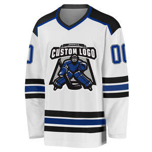 Best Quality Custom Breathable Ice Hockey Jersey Wholesale Fashion <b>Design</b> with Custom Logo Embroidery OEM <b>Service</b> - Product Image 2