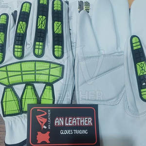 Protección de nivel 5 de alta calidad, guantes resistentes a los golpes, resistentes a los impactos, forro antideslizante, guantes de trabajo mecánicos Tpr - Product Image 2