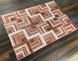 Alfombra Adiva de Alta Calidad, Tejida a Máquina, de Pelo Largo, Rectangular, Jacquard, de Poliéster Turco, para Sala de Estar, Dormitorio - Product Image 2