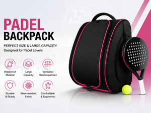 Bolsas Impermeables para <span class=keywords><strong>Raquetas</strong></span> <span class=keywords><strong>de</strong></span> Tenis, Raquetbol y Bádminton para Hombres y Mujeres, para Guardar <span class=keywords><strong>Raquetas</strong></span> <span class=keywords><strong>de</strong></span> Raquetbol y Palas <span class=keywords><strong>de</strong></span> Pickleball - Product Image 1