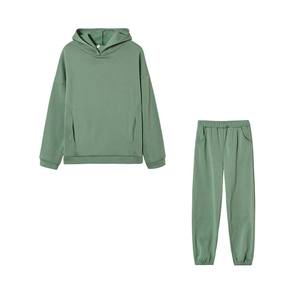 Survêtement homme personnalisé évasé superposé pour hommes deux pièces plaine Jogger survêtement prix raisonnable Logo personnalisé Service OEM - Product Image 4