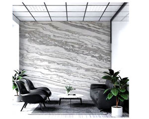 Design d'intérieur de cuisine Finition naturelle Antiacide Rustique Bloc Poli Surface fendue Extérieur Pierre Placage Flexible Intérieur Ardoise - Product Image 1