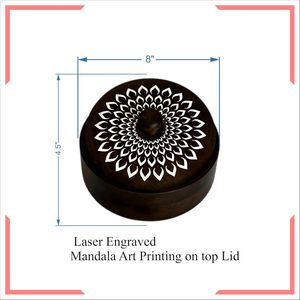 กล่องฝากระป๋องด้วยมือทำจากไม้ธรรมชาติมีสไตล์พร้อมช้อนดีไซน์ทันสมัยสำหรับการนำเสนออาหารในครัวเรือน - Product Image 4