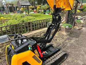 รถเทรลเลอร์ปลายสูงสำหรับคนเดินเท้ารถ HTD-5ดีเซล JCB พร้อมปั๊มเกียร์ PLC - Product Image 4
