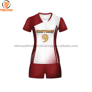 Ropa deportiva, uniforme de voleibol de mejor diseño, material de poliéster 100%, uniforme de voleibol de precio más bajo, servicio OEM - Product Image 6