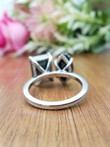 แหวนเพชรแบบโซลิแทร์สำหรับงานเลี้ยงครบรอบแต่งงานแหวนหมั้นแฟนซีแบบกำหนดเองรับประกันความพึงพอใจใน100% ทองคำ14K 18K 925เงิน - Product Image 4