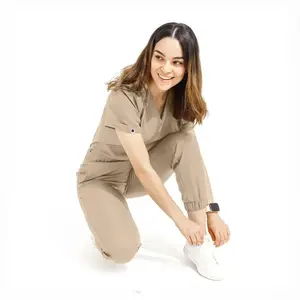 ชุดพยาบาลชุดขัดผิวสำหรับทุกเพศชุดยูนิฟอร์มโรงพยาบาลชุดขัดผิวออกแบบได้ตามต้องการ - Product Image 6